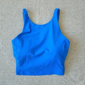 Lululemon Align High-Neck Tank Top Size 8 Blue Workout Athletic Soft & Comfy